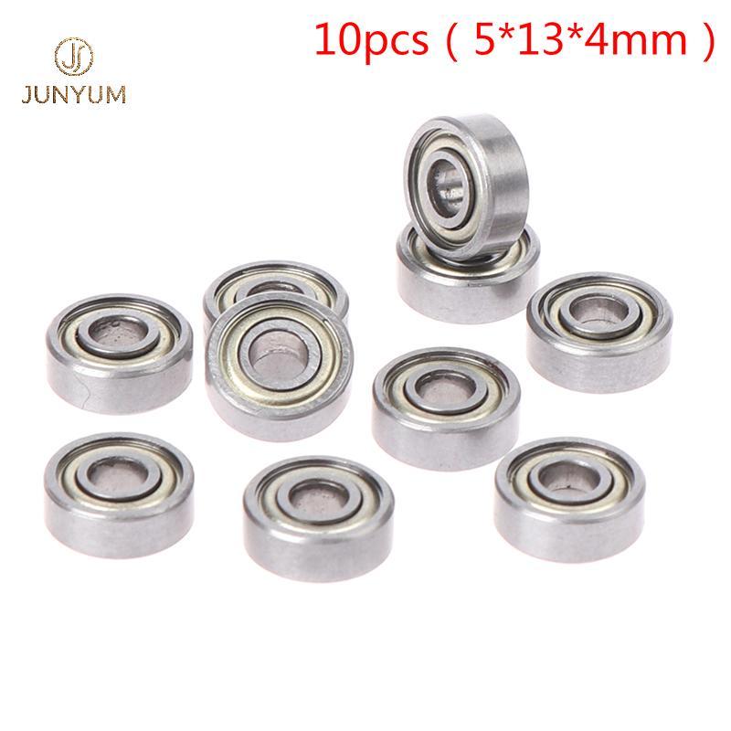 YUKE 10pcs Rolamentos Esféricos Em Miniatura De Aço Carbono Com Sulco Profundo 695ZZ BR