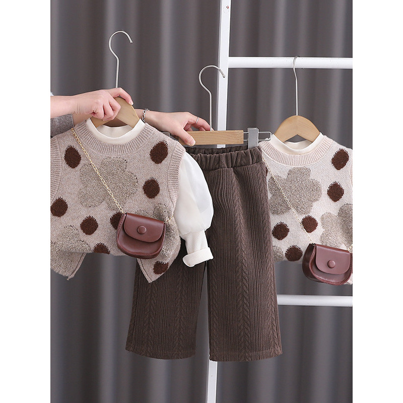 Crianças roupas infantis bebê menina terno primavera roupas moda bebê crianças camisa 1234 anos de idade meninas primave