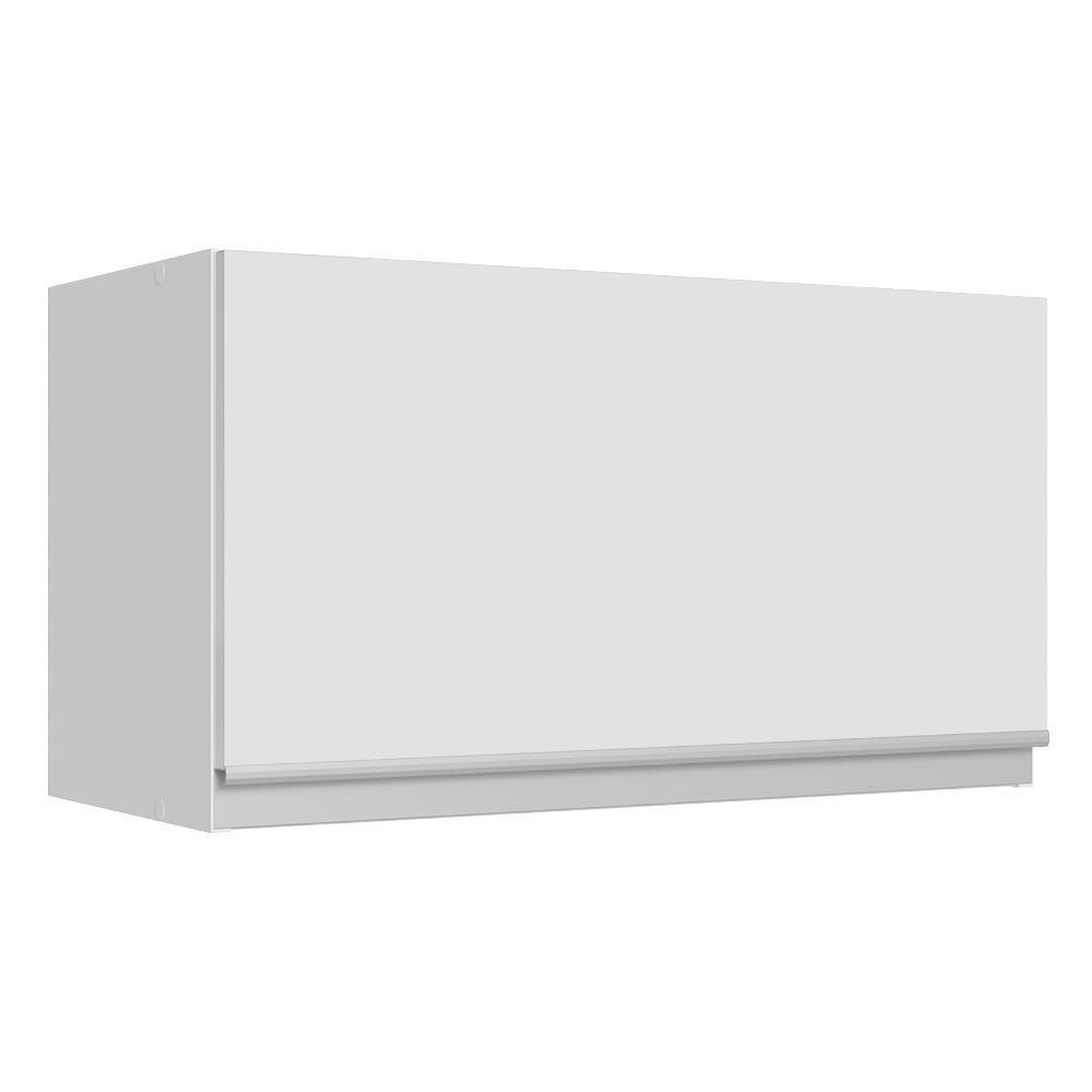 Armário de Cozinha Aéreo 100% MDF 60 cm 1 Porta Basculante Branco Smart Madesa XJ