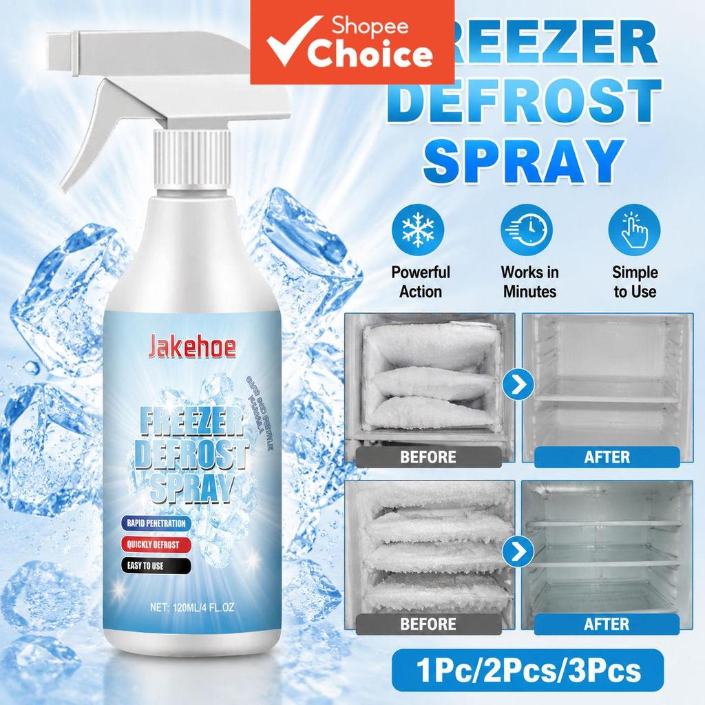 Spray Descongelador Para Máquina De Sorvete , Um Pacote , 120ml , Fórmula Sem Raspagem De Dissolução Rápida De Gelo Com