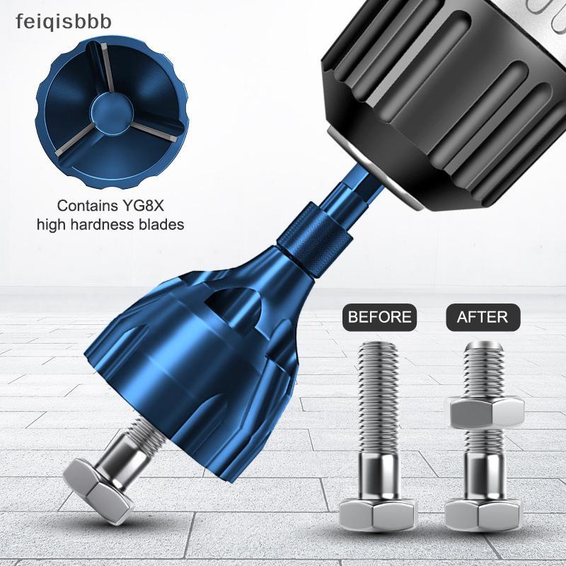 Rebarbação Ferramenta De Chanfro Externo Broca Metal Remover Rebarba Aparador Parafuso Haste Ferramentas Reparação BR