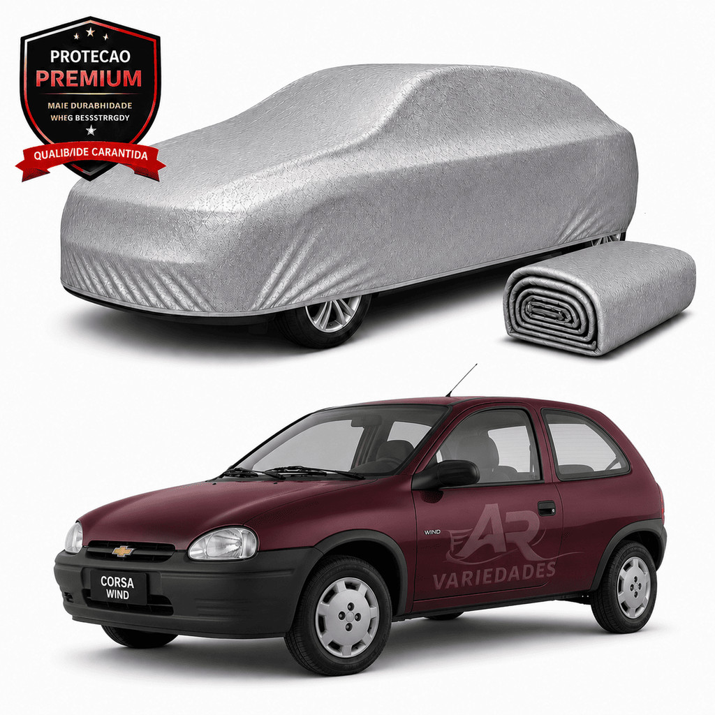 Capa Para Cobrir Carro Corsa Wind 2 Portas Impermeável Com Forro e Sem Forro