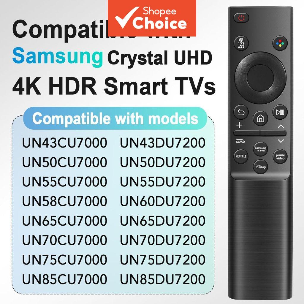 Substituição do controle remoto para TVs Samsung Crystal UHD (modelo: BN59-01388