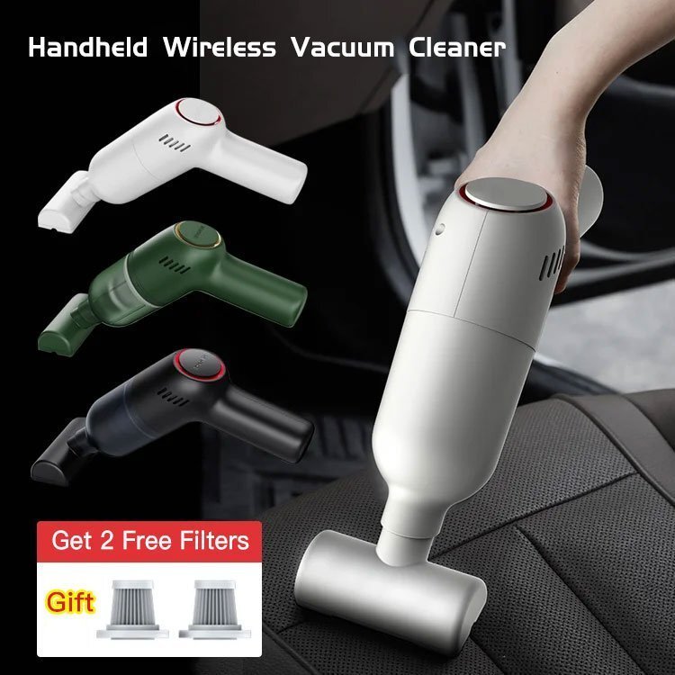 [Alta Potência] [Sem Fio Potente] Car household mini wireless charging powerful dualpurpose vacuum cleaner Aspirador Aut