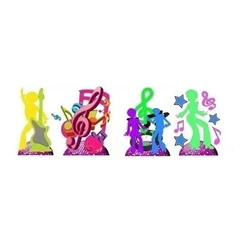 Neon kit 4 peças de 20cm display de festa em mdf 2