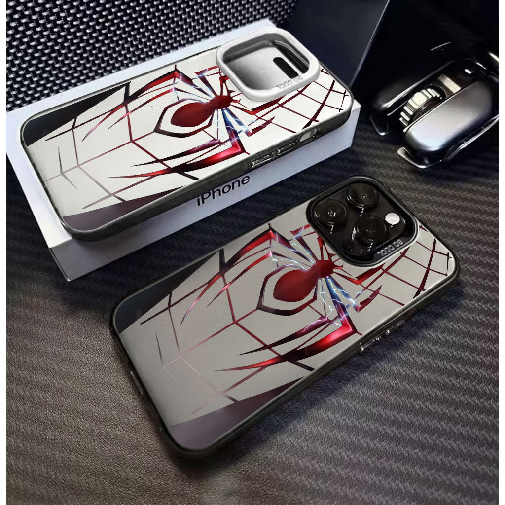 Caso para POCO X7 X6 X5 M7 M6 C75 C65 F7 F6 Popular capa Homem-Aranha silicone branco