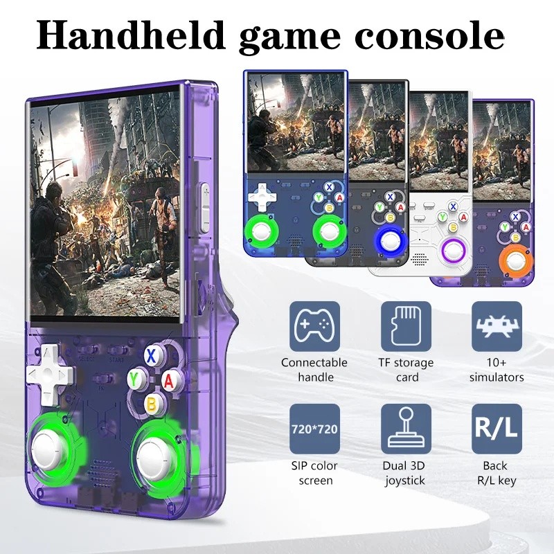 R36 Ultra Portátil Retro Console De Jogos 4.0 Polegada Tela IPS Handheld Vídeo Game Player Emulador 64GB/128GB 20000 +