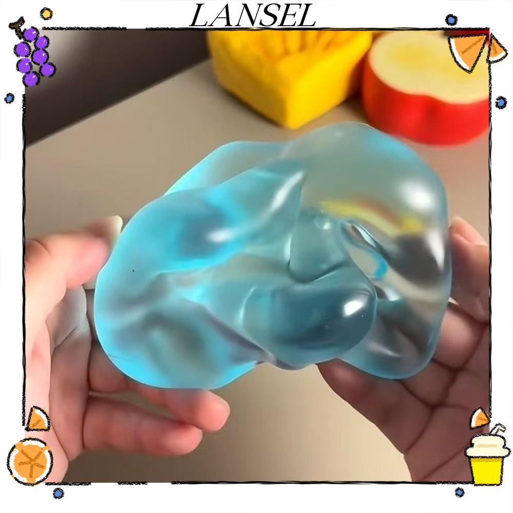 LANSEL Maltose Squeeze Brinquedos , Brinquedo Macio Simulado Transparente De Recuperação Lenta De Inquietação De Alívio