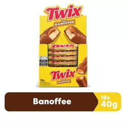Chocolate Twix Sabor Banoffee 18 Unidades de 40g