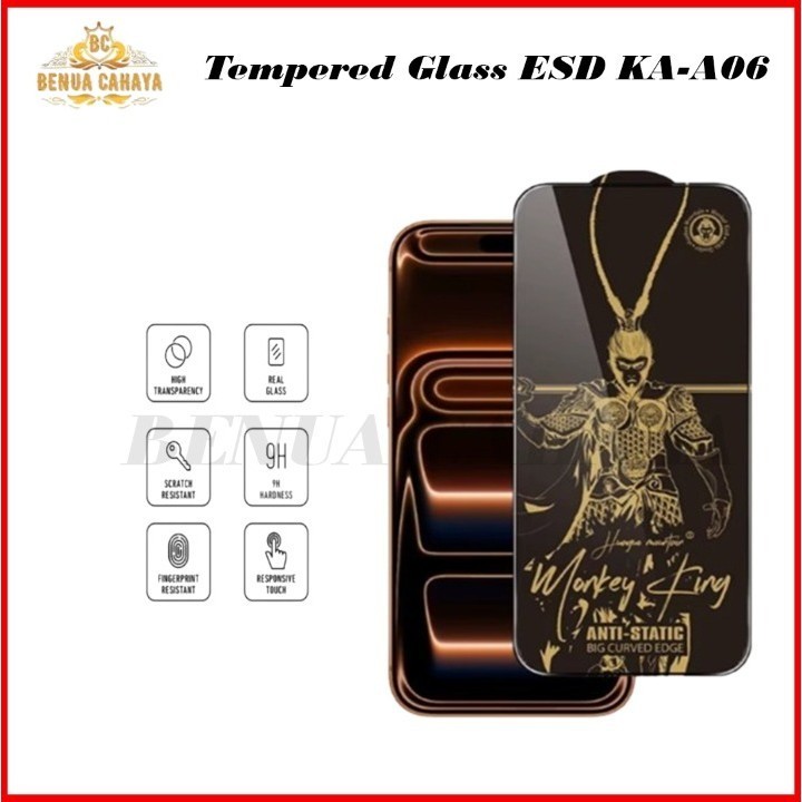 Melhor Negócio KA-A06 Vidro Temperado ESD Macaco KING Para SAMSUNG A27 A5 A6 A8 A9 A01 A01 Núcleo J2 PRIME J4 J5 J6 J7 J