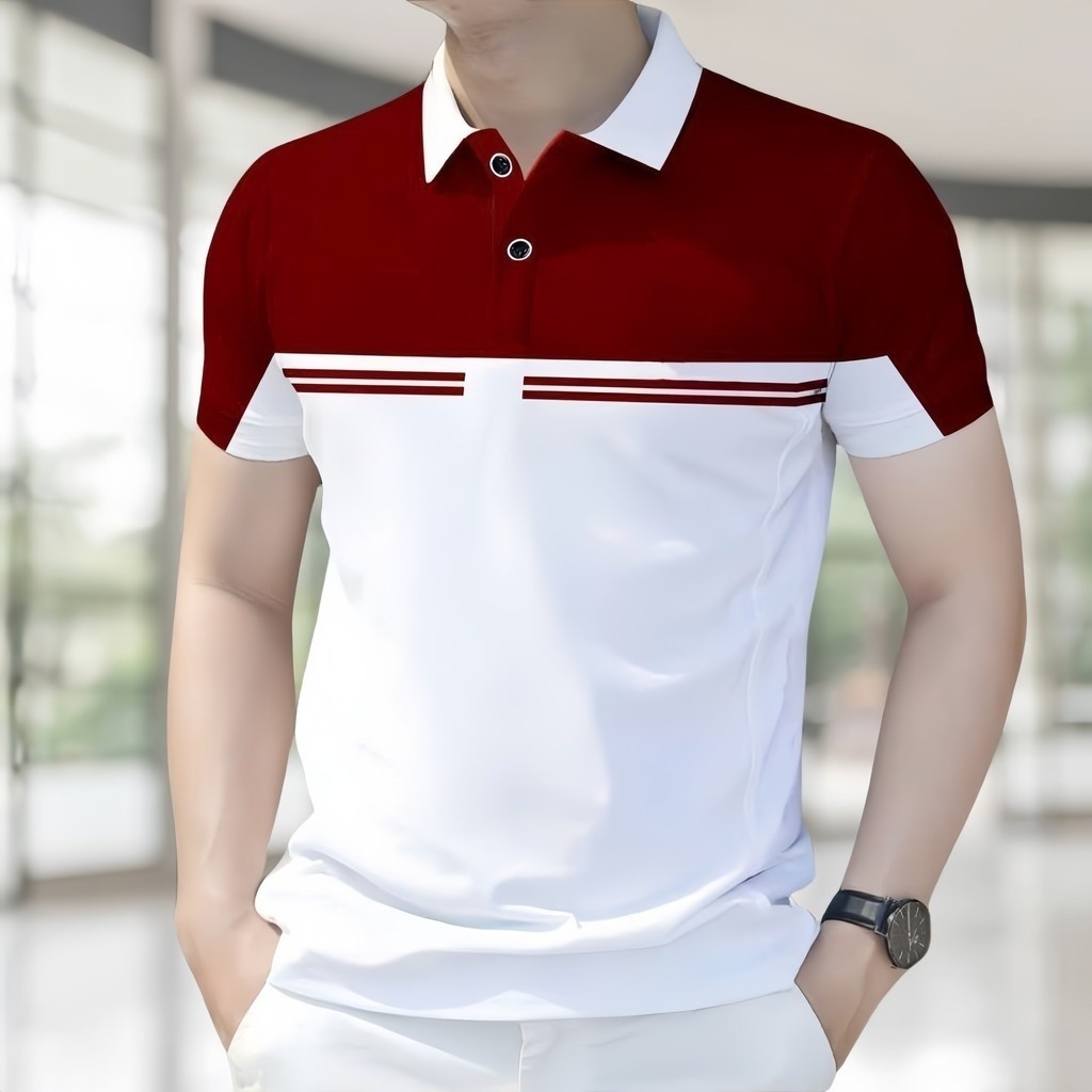 Camisa Polo Masculina Para Roupas Masculinas Barong Estilo Vintage Tops Casuais Manga Curta Roupa De Rua Ao Ar Livre12