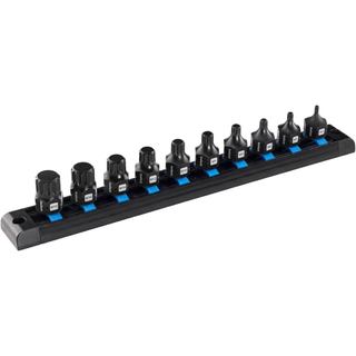 toolant Jogo de Soquetes de Impacto XZN com Encaixe Triangular de 3/8", 10 Peças, M4-M18, Aço S2, Jogo de Soquetes XZN p