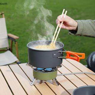 [sum] Conjunto De Panelas De Acampamento De Alumínio Kit De Cozinha Portátil Ao Ar Livre Panela Leve E Antiderrapante Pa