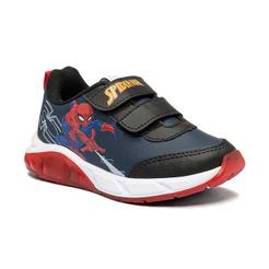 Tenis Infantil Meninos Led Spiderman Conforto Disney Original