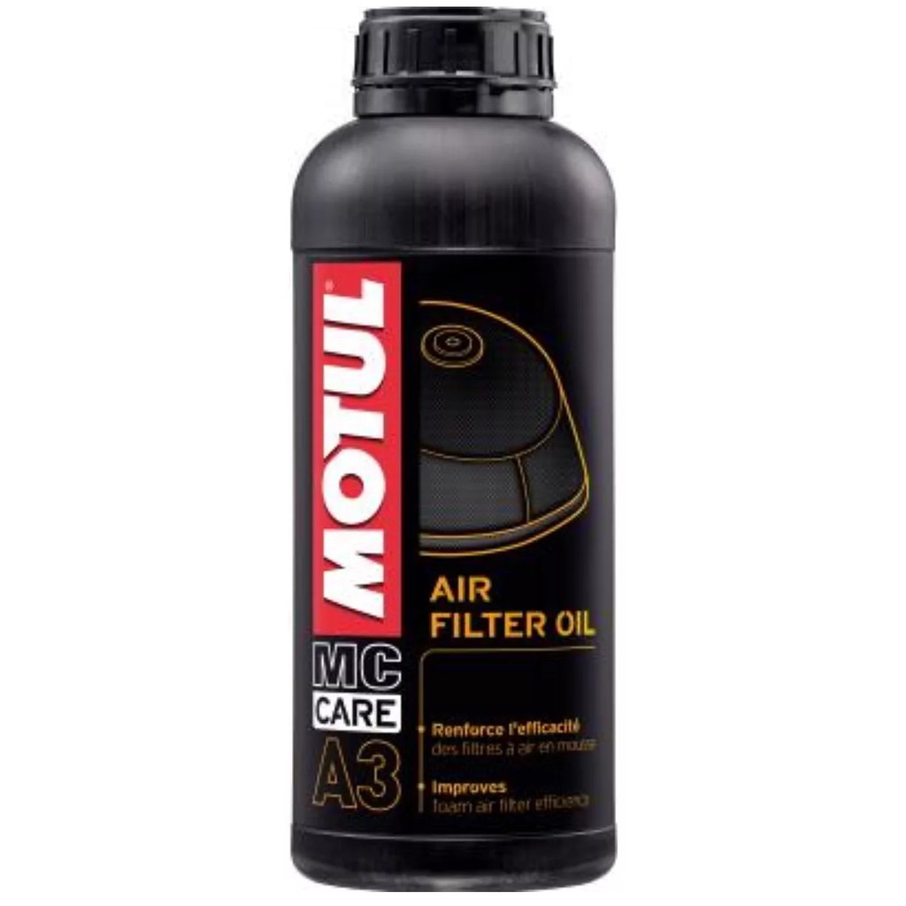 Óleo Filtro Ar Motul A3 1 Litro Motos Motocross Trilha OFF-ROAD ENDURO