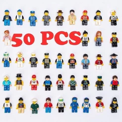 Peças Compatíveis Com De Minifiguras LEGO , Figuras De Ação , Brinquedos , Embalagens Surpresa (Inclui 50 Q123