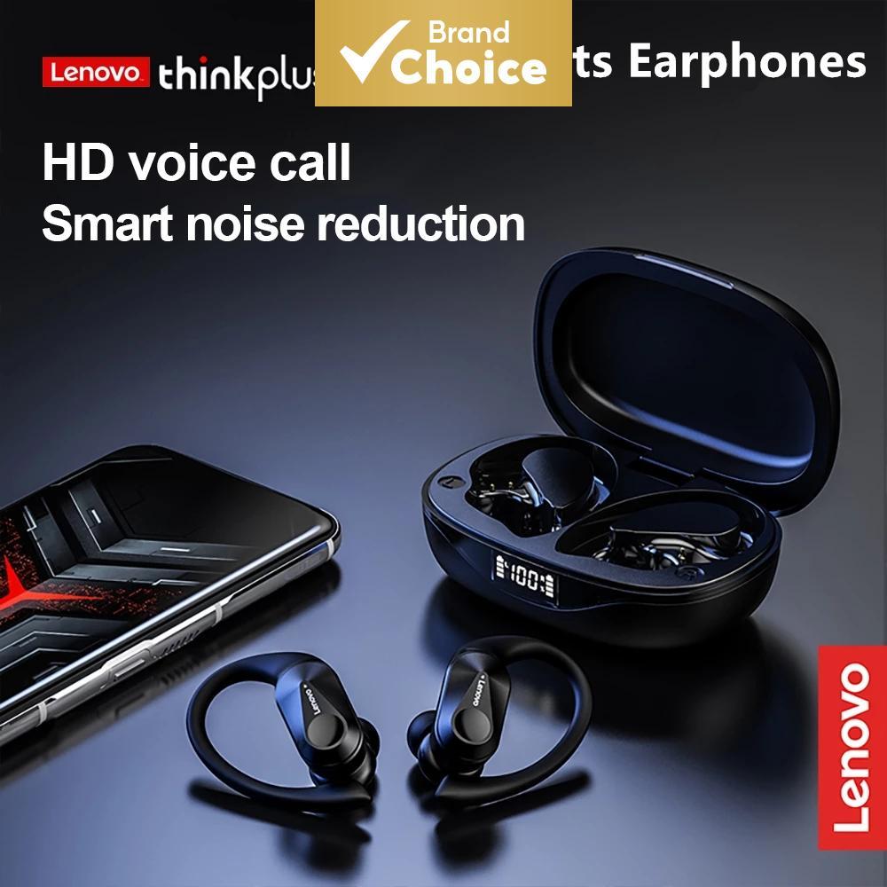 Lenovo LP75 Fones De Ouvido Sem Fio Bluetooth Microfones Controle De Botão Display LED HiFi Som Estéreo Esportes TWS Gra