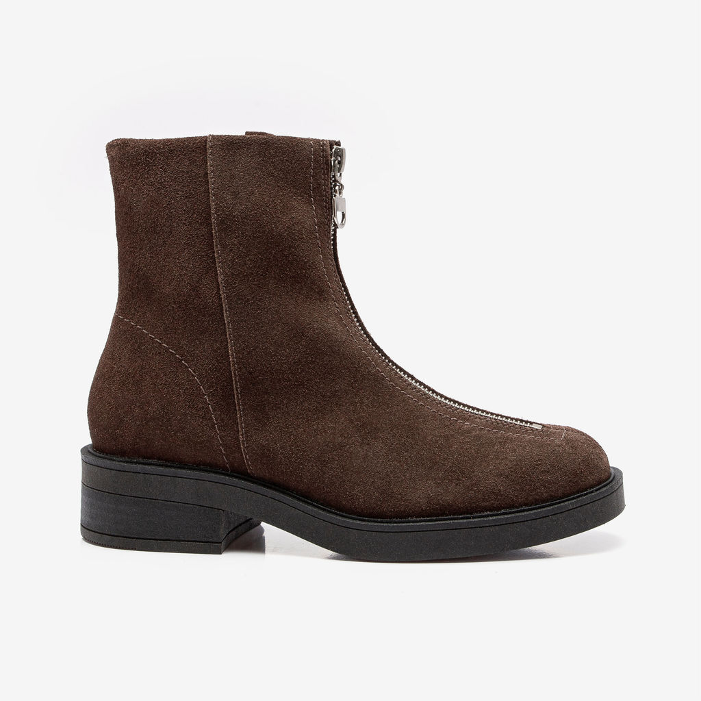 Bota Feminina Lana Marrom Couro