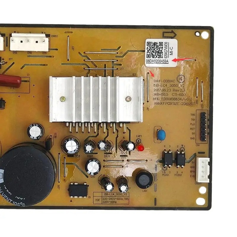 Novo Para Samsung Geladeira Placa De Computador Conversão De Frequência DA41-008