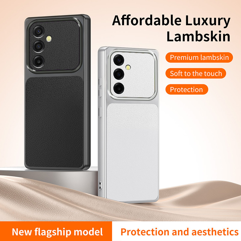 Capa Macia De Couro Sintético Para Samsung Galaxy A57 A56 A55 A54 A37 A36 A35 A34 A27 A26 A25 A24 A17 A16 A15 A14 A13 A0