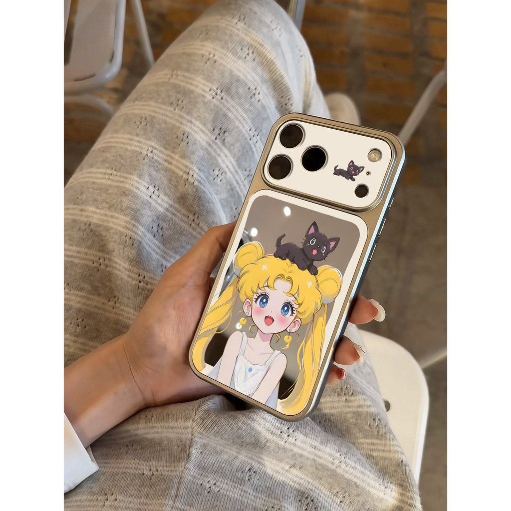 Para Samsung Galaxy A07 M07 F07 A06 M06 F06 A05S M05 A04S A04E M04 F04 A03 Core A03S Capa Macia Prateada para Meninas Bo