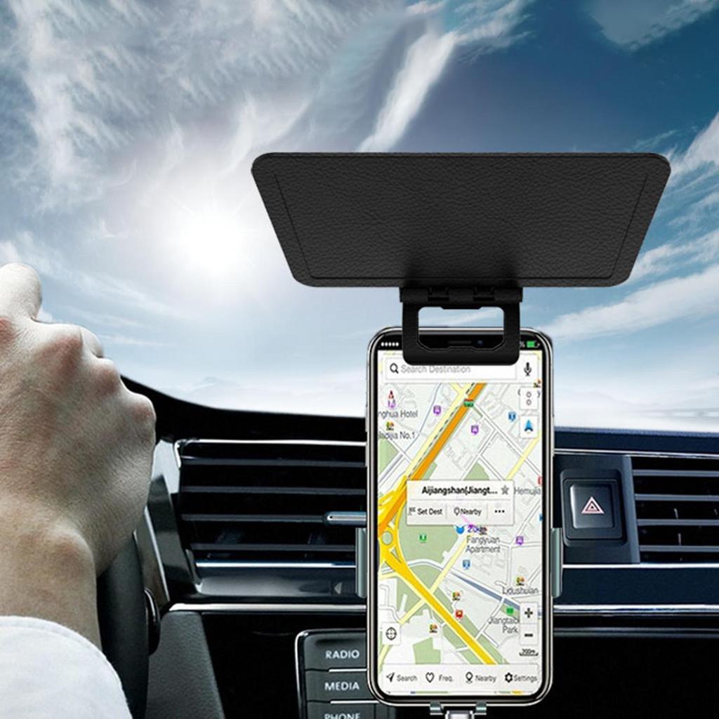 Telefone Ao Ar Livre Sun Sombra Capa Dobrável Celular Painel De Proteção UV Para Veículos Anti-Reflexo Smartphone Pára-S