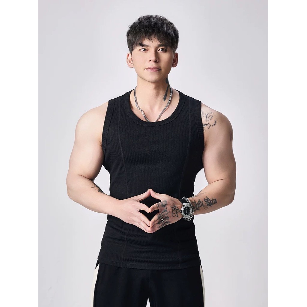 Peso leve 300g sem mangas colete grande masculino verão esportes lazer Fitness treinamento colete