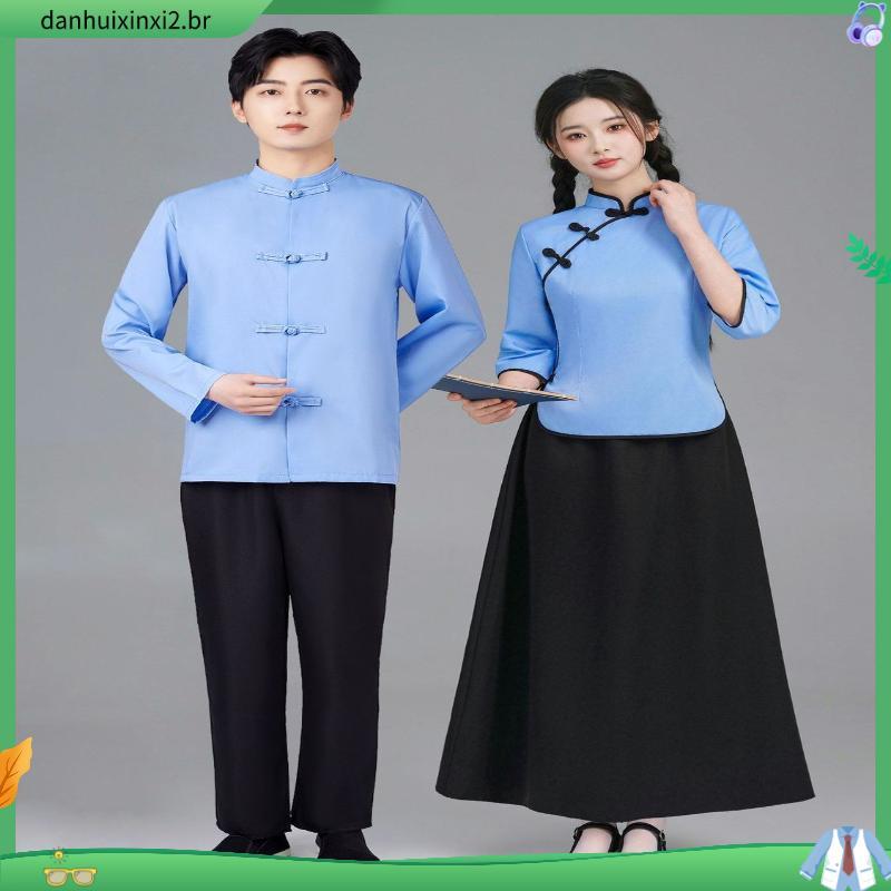 Roupas femininas estilo República da China Quinto Quarto Roupas juvenis Roupas de estudante Retro Chinês Montanha Roupas