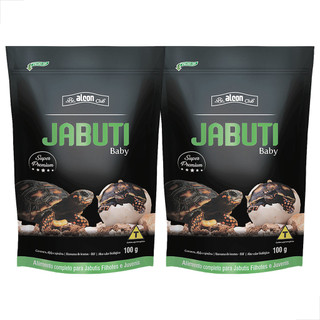 KIT 2 UN Ração Para Filhote Jabuti Baby Alimento para Filhotes 100g