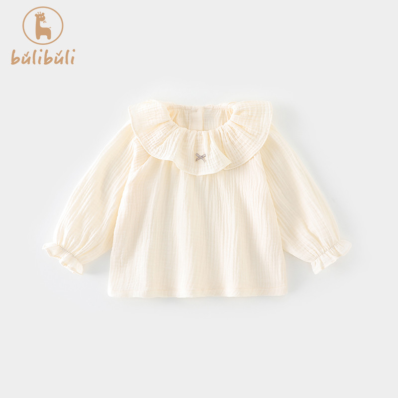 Meninas camiseta primavera outono estilo 2025 novo estilo estilo coreano crianças roupas do bebê menina primavera camisa