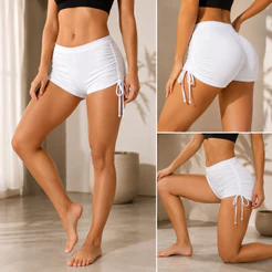 Biquíni Short Cordinha Lateral Feminino Praia Piscina Academia
