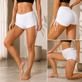 Biquíni Short Cordinha Lateral Feminino Praia Piscina Academia