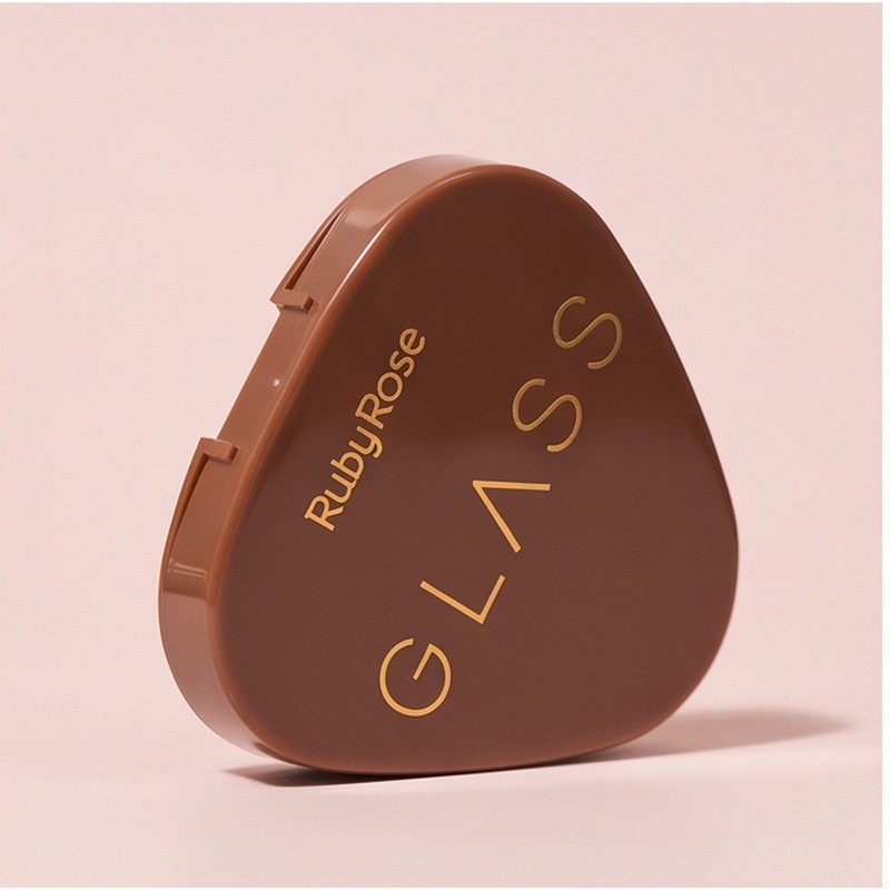 Iluminador Compacto Acetinado Baked GLASS BY RUBY ROSE
