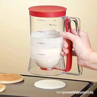 Separador de Massa, Dispensador de Massa para Panquecas e Cupcakes com Alça de Apertar para Mistura e Dosagem (4 Copos),
