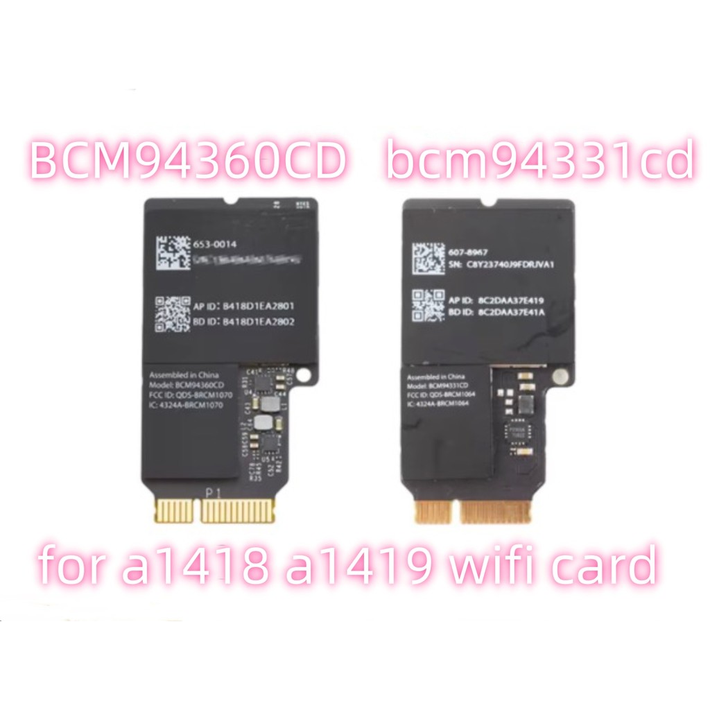 Novo Para Apple iMac 21 " A1418 A2116 27 " A1419 A2115 Wifi Aeroporto Módulo Sem