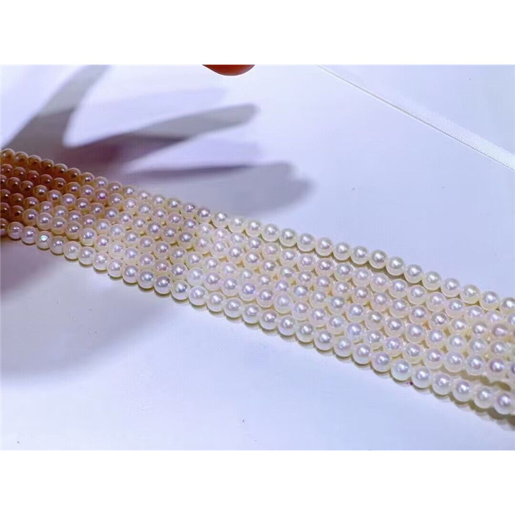 Pequeno Boutique pérola cor bom Natural de água doce rosa pérola colar feminino pérola estilo simples colar colar