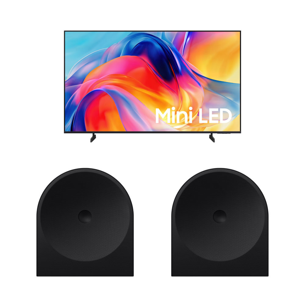 Samsung Smart TV 85" MiniLED 4K M75H  + 2x Samsung Music Studio 5 LS50H