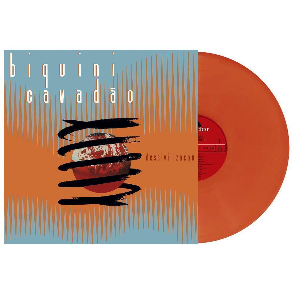 Vinil Biquini Cavadão - Descivilização (1991 / Vermelho Translúcido)