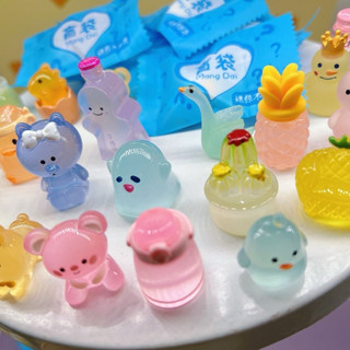 Bonito Mini Simulação Iluminação Animal Caixa Cega Brinquedo Luminoso Ação Surpresa Sacos Cegos