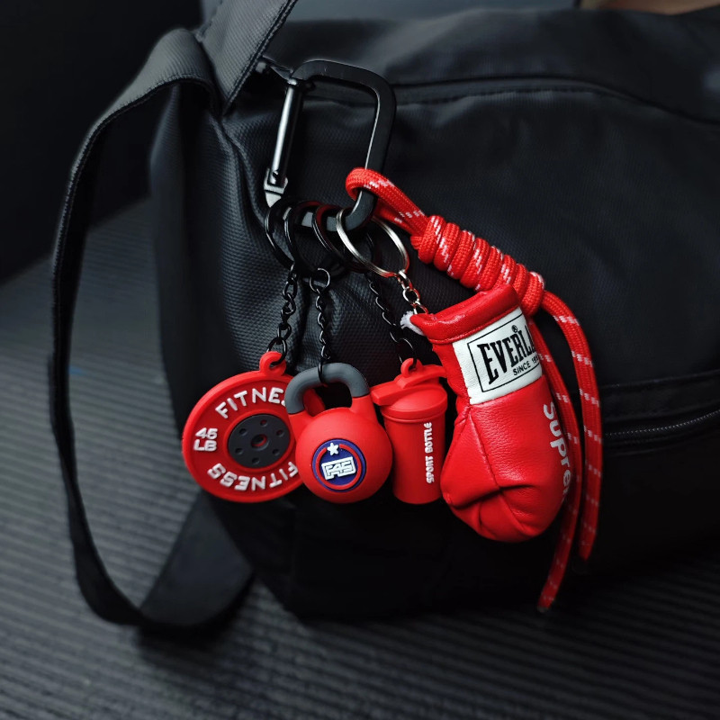 Chaveiro em formato de luva de boxe, adequado para chaves e mochilas, é um presente para atletas 5RTV NK67.