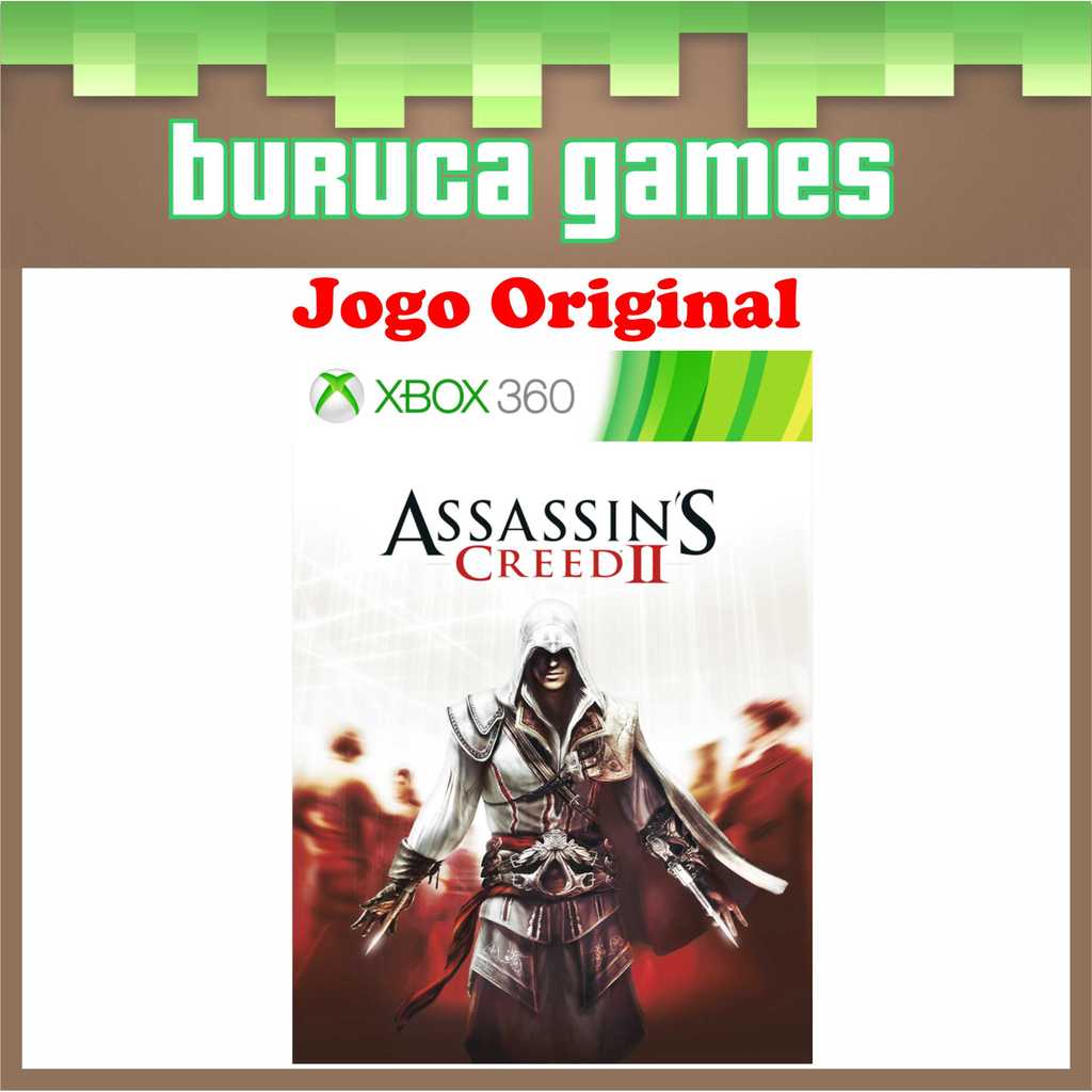 Assassin's Creed II Jogo Original para XBOX 360, XBOX One e XBOX Series X (Usado)
