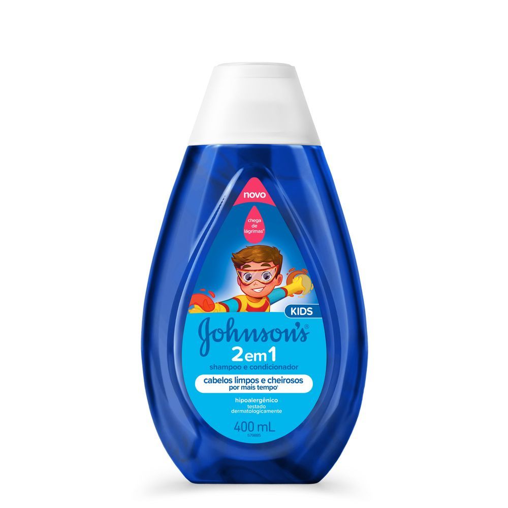 Shampoo e Condicionador Johnson's Baby 2 em 1 400ml