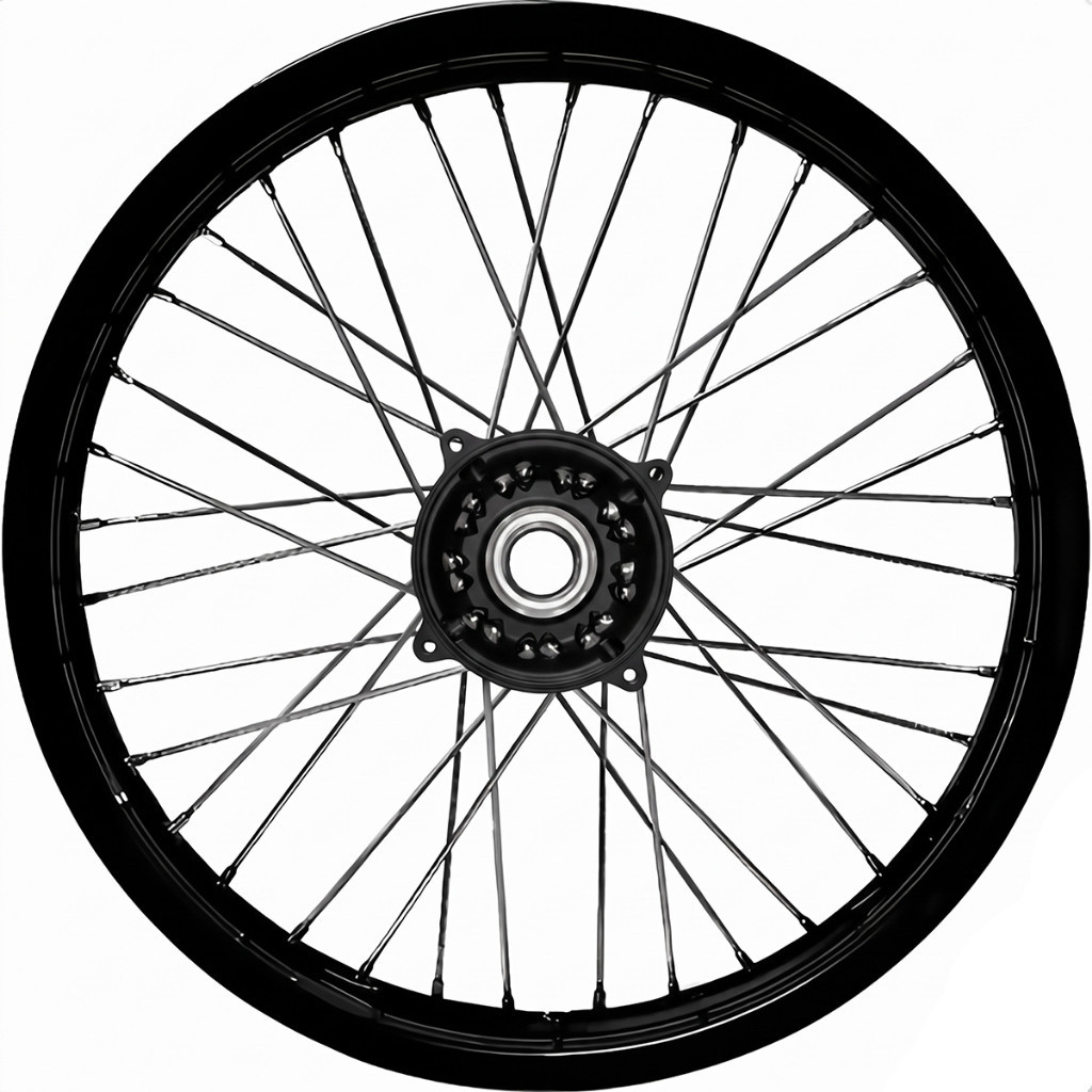 Roda Calha Jante Dianteira Crf 230 Montada E Alinhada Raios 4mm