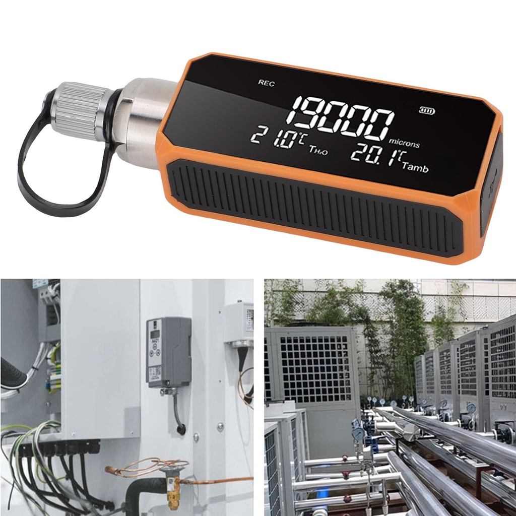 VGW-Mini Vacuômetro Digital Medidor de Vácuo Alta Precisão para Refrigeração HVAC Ar‑Condicionado