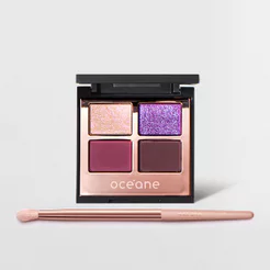Kit Paleta de Sombras Night Glam Océane Edition + Pincel para Sombra Ocn8 (2 Produtos)