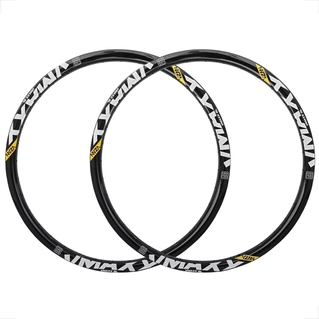 Par Aro 26 SL 36 Furos Freio Disco bicicleta bike Downhill DH Freeride manobra Vmaxx Vzan Preto