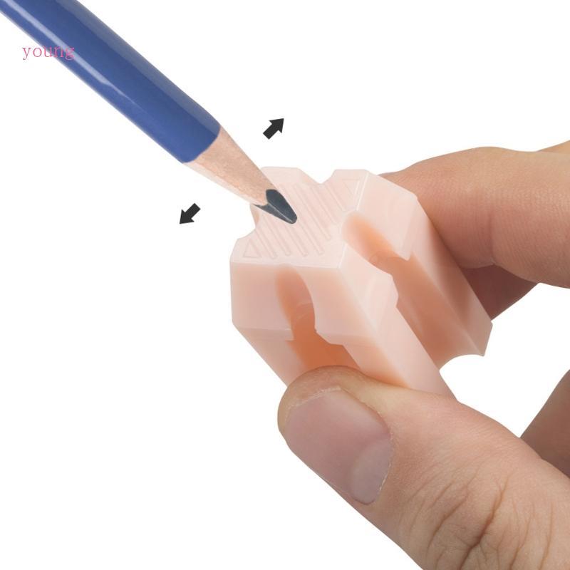 Apontador Lápis Cosmético 4 Lados, Tipo Slots, Delineador Labial, Ferramenta Afiação, Amigável Para Inician