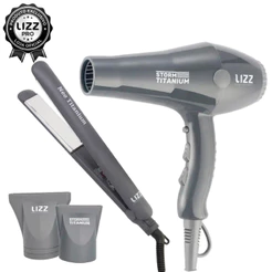 Kit Profissional Secador Storm Titanium + Chapinha Neo Titanium 450°F - Lizz Pro