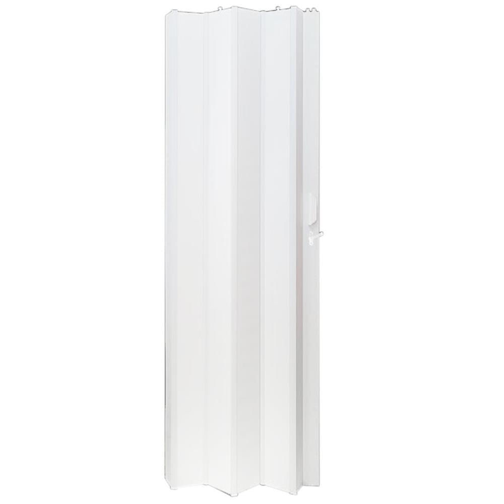 Porta Sanfonada PVC 210x90cm Branca - 400138 - FORTLEV