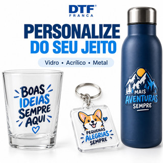 Impressão DTF UV Personalizada Adesivo UV Alta Definição